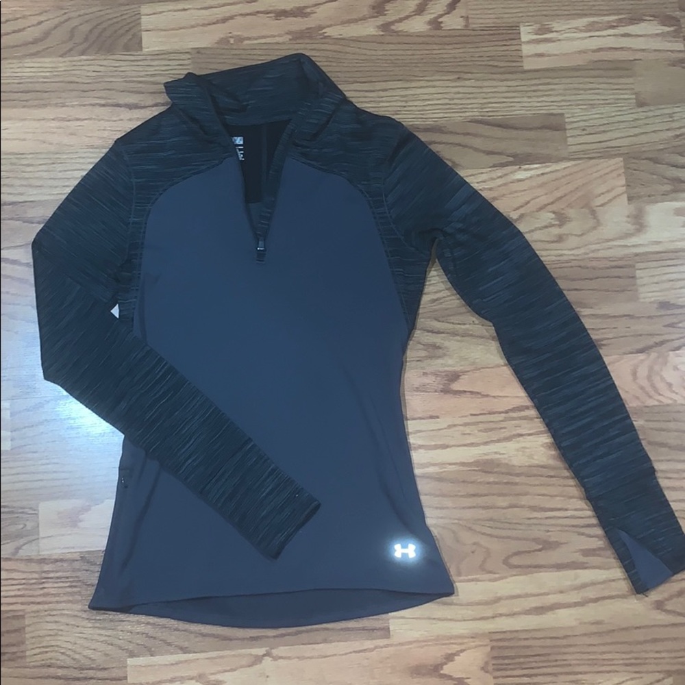 Long sleeve under armour half zip